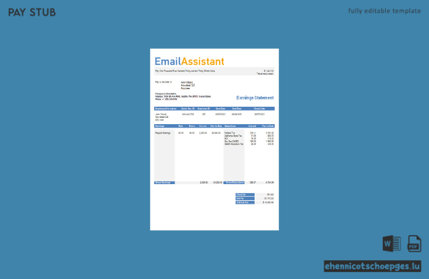 Beispiel für eine Gewinn- und Verlustrechnung eines E-Mail-Dienstleistungsunternehmens (Vorschau)